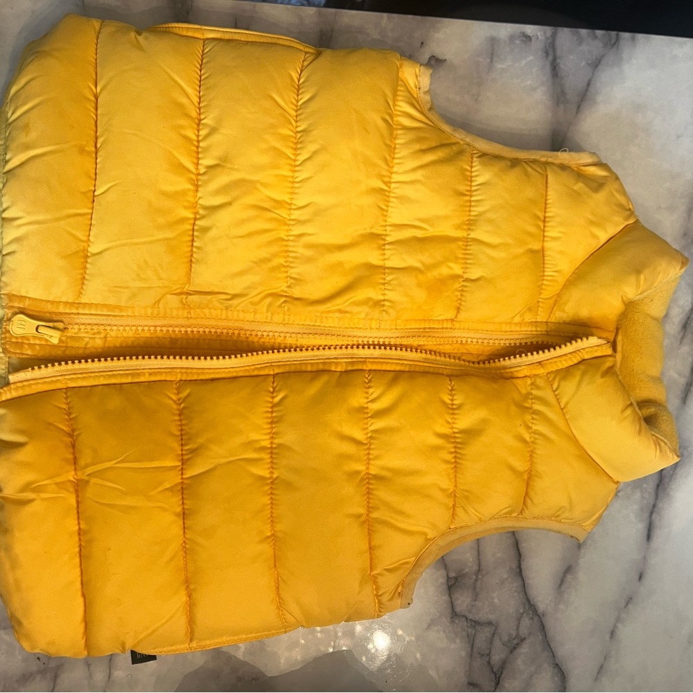 GAP Bright Yellow Baby Vest